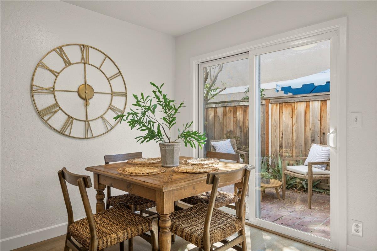284 Rio Verde Place, Unit 3 Milpitas, CA 95035 - Photo 5 of 29 a view of a dining room with furniture window and wooden floor