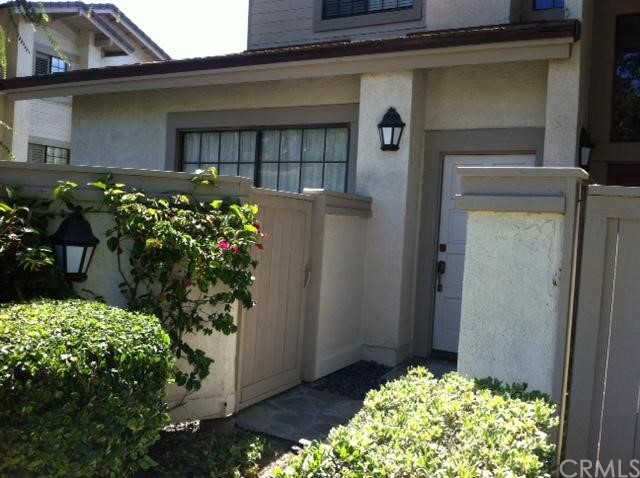 Front door....enclosed private patio with slider off of the living room.. This faces the wilderness....