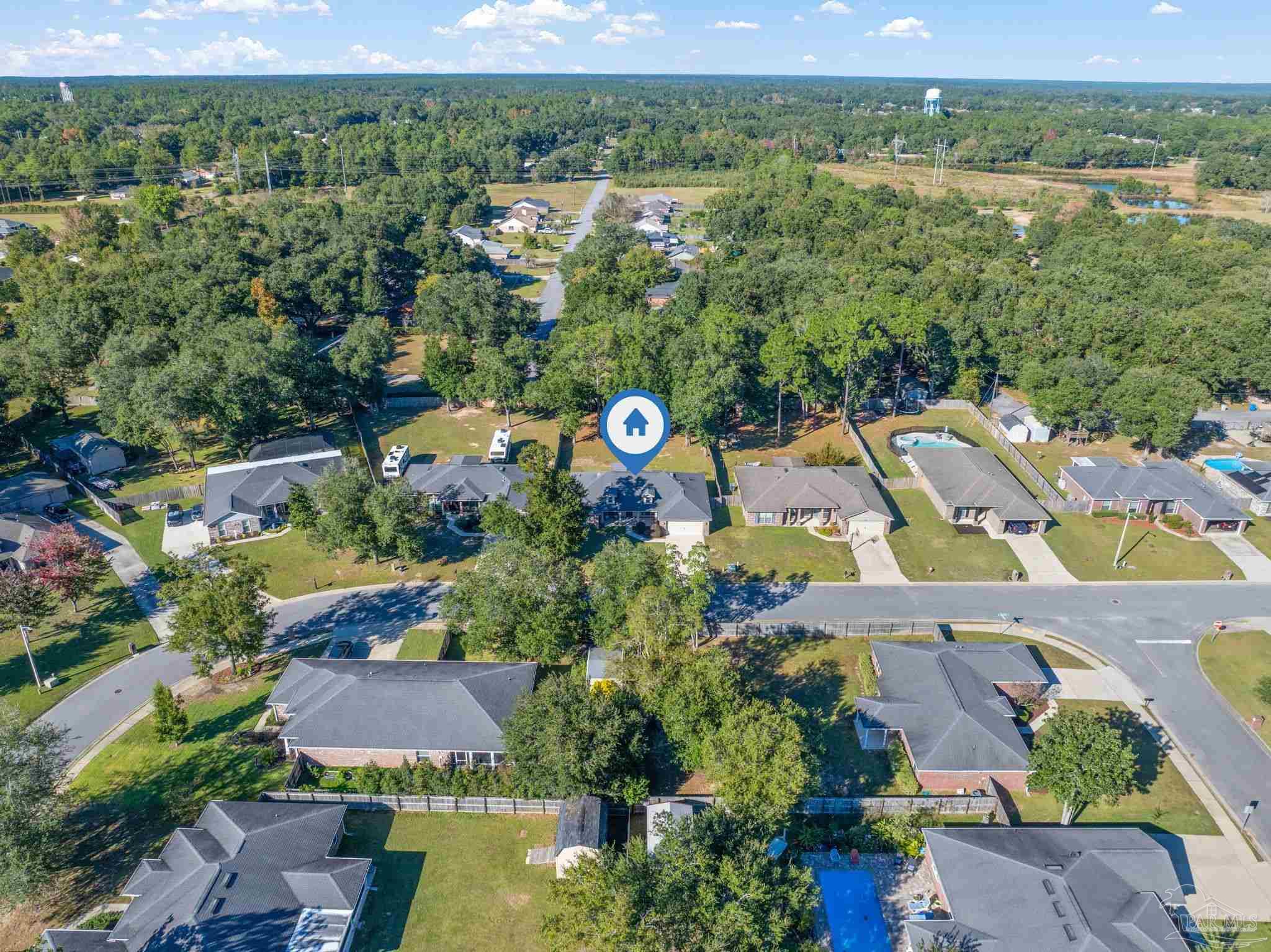 5607 Cane Syrup Circle Pace, FL 32571 - Photo 53 of 54 an aerial view of a