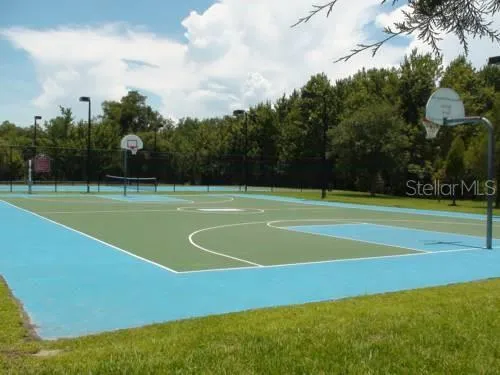 a view of a tennis court