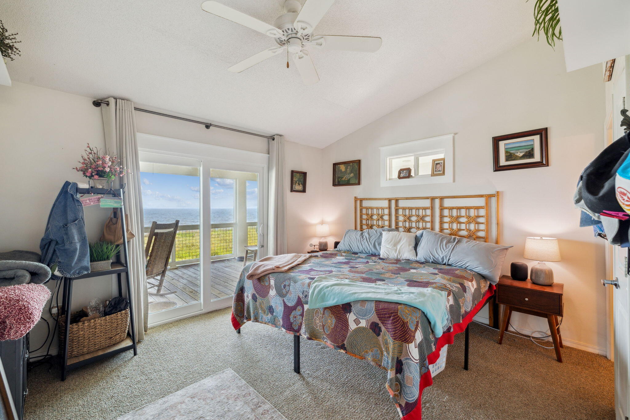 227 Shady Lane Freeport, FL 32439 - Photo 15 of 32 a bedroom with a bed and a couch