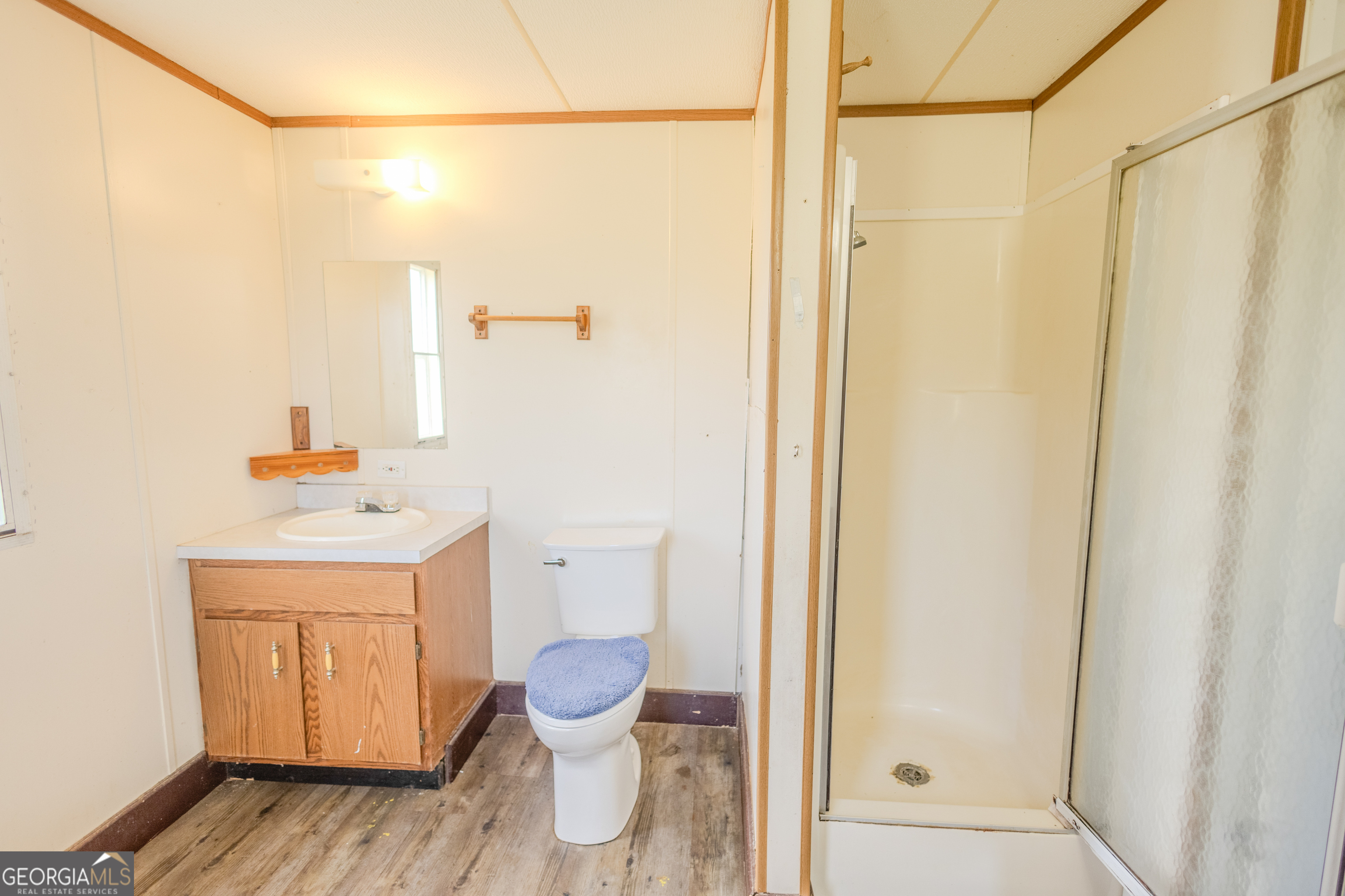 35 Brooks Street Canon, GA 30520 - Photo 12 of 25 a bathroom with a sink a toilet and shower