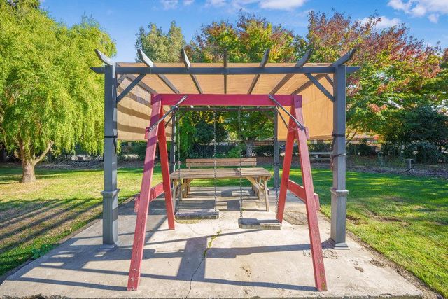 a view of a lake with mountains in the background