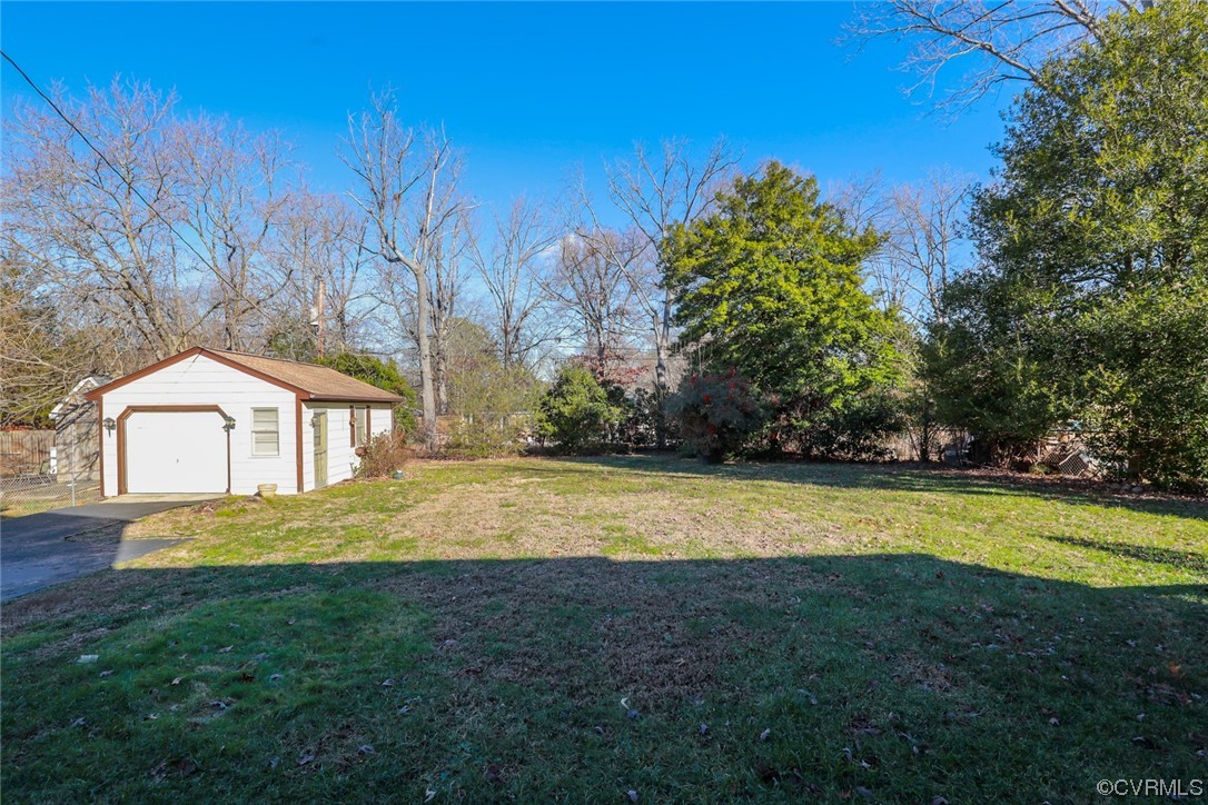 6424 Commander Road Richmond, VA 23224 - Photo 46 of 46 a view of a yard with a house in the background