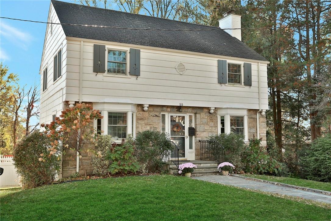 55 Inverness Road New Rochelle, NY 10804 - Photo 1 of 1 a view of a house with a yard and a garden
