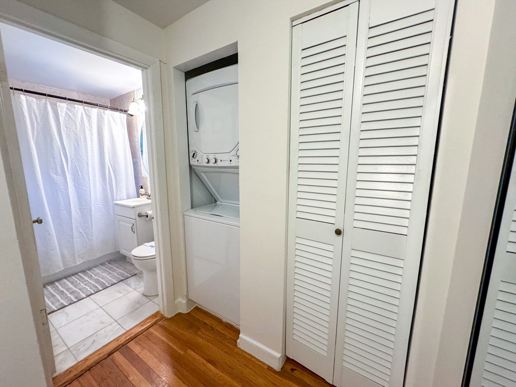 91 Chestnut Street, Unit 6 Brookline, MA 02445 - Photo 6 of 6 a view of bathroom with a shower and toilet
