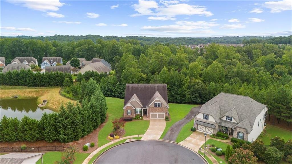 3709 Maple Shade Drive Southwest Gainesville, GA 30504 - Photo 46 of 81 an aerial view of a house with garden space and outdoor seating