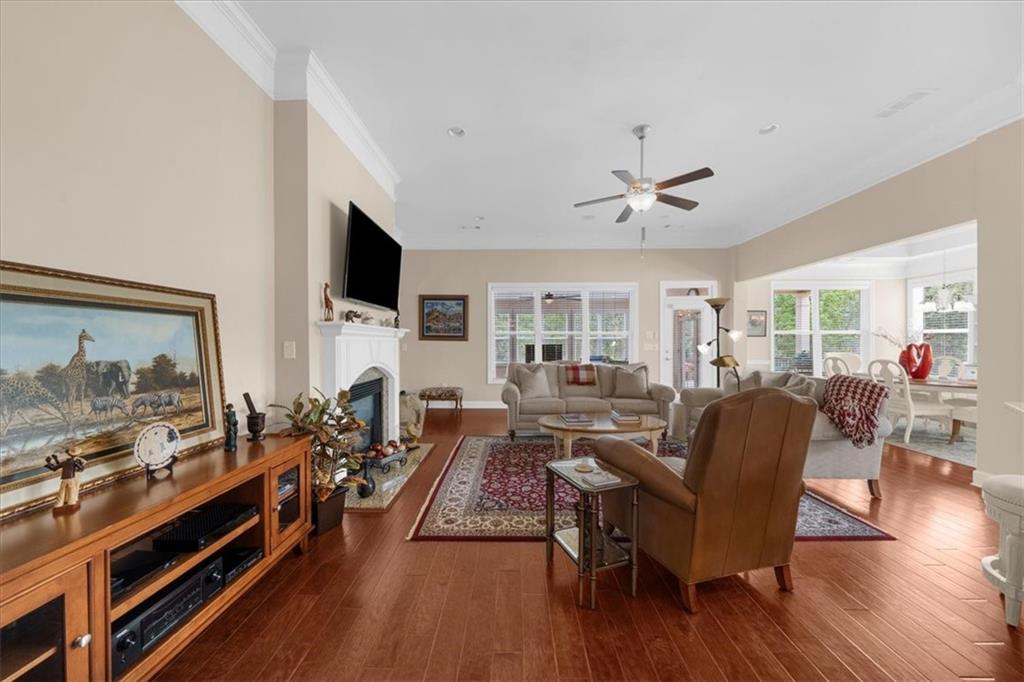 3709 Maple Shade Drive Southwest Gainesville, GA 30504 - Photo 6 of 81 a living room with furniture and a flat screen tv