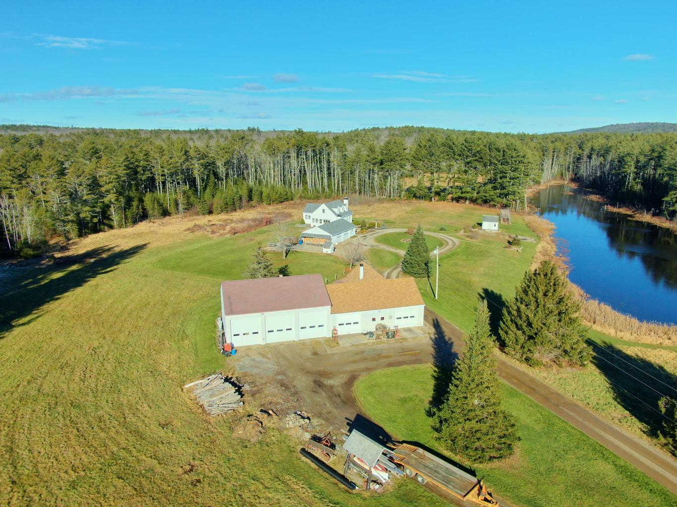 579 Egypt Road Alna, ME 04535 - Photo 9 of 59 Aerial View