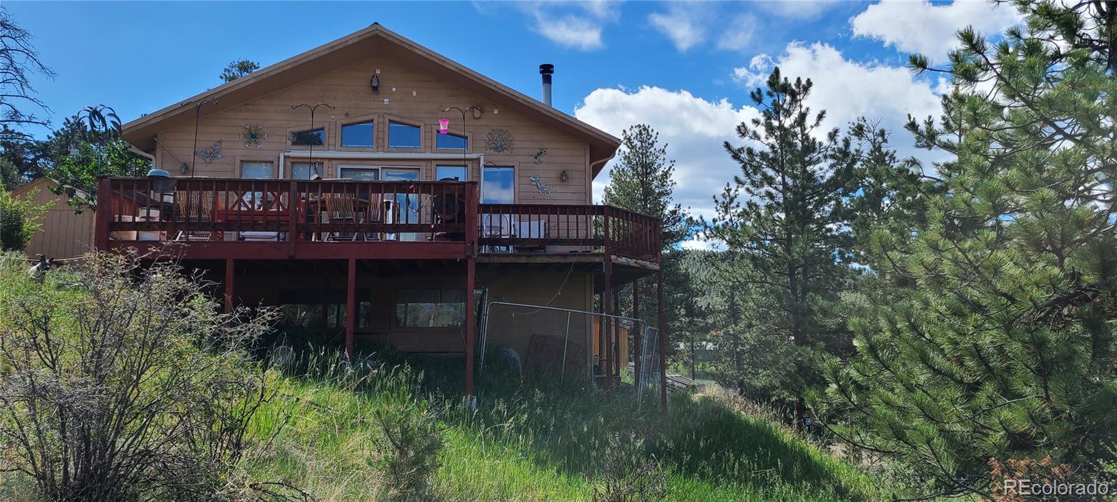 445 Rosalie Road Bailey, CO 80421 - Photo 2 of 21 a house view with a outdoor space