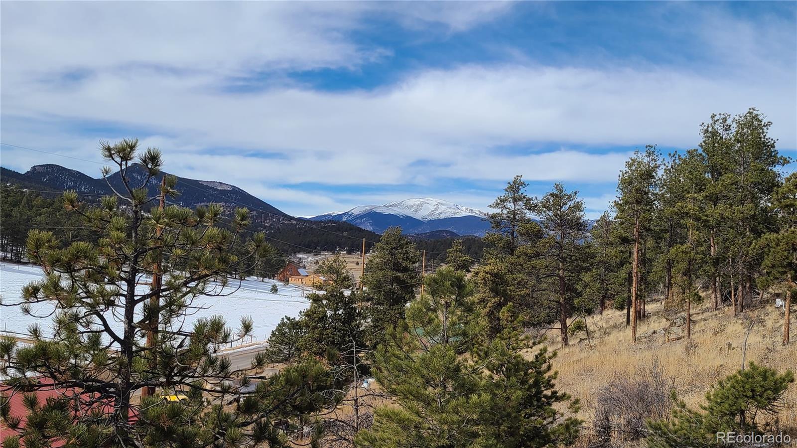 445 Rosalie Road Bailey, CO 80421 - Photo 3 of 21 a view of a town with mountains in the background