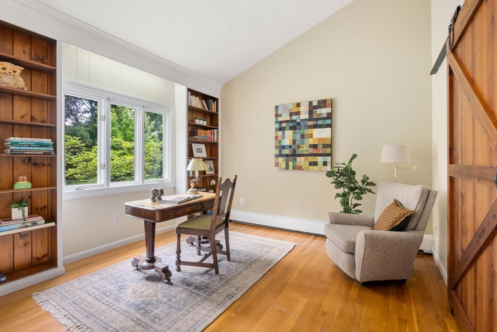 120 Lincoln Road Wayland, MA 01778 - Photo 19 of 34 a living room with furniture and a large window