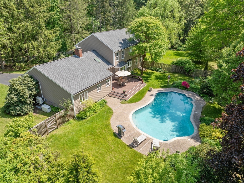 120 Lincoln Road Wayland, MA 01778 - Photo 2 of 34 an aerial view of a house