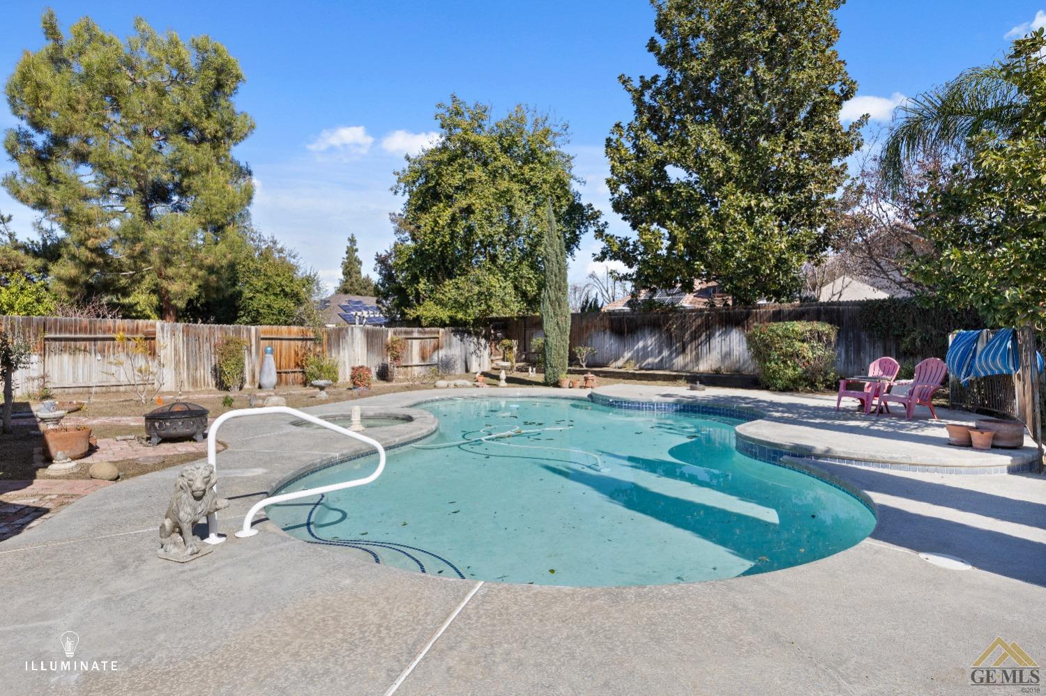 Undisclosed Address Bakersfield, CA 93311 - Photo 14 of 14 a view of a backyard with a patio