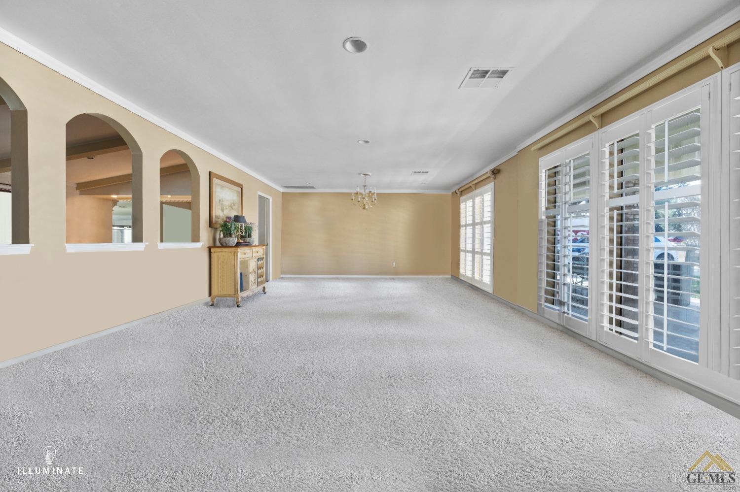 Undisclosed Address Bakersfield, CA 93311 - Photo 2 of 14 a view of an empty room with a window