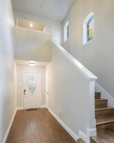 a view of an empty room