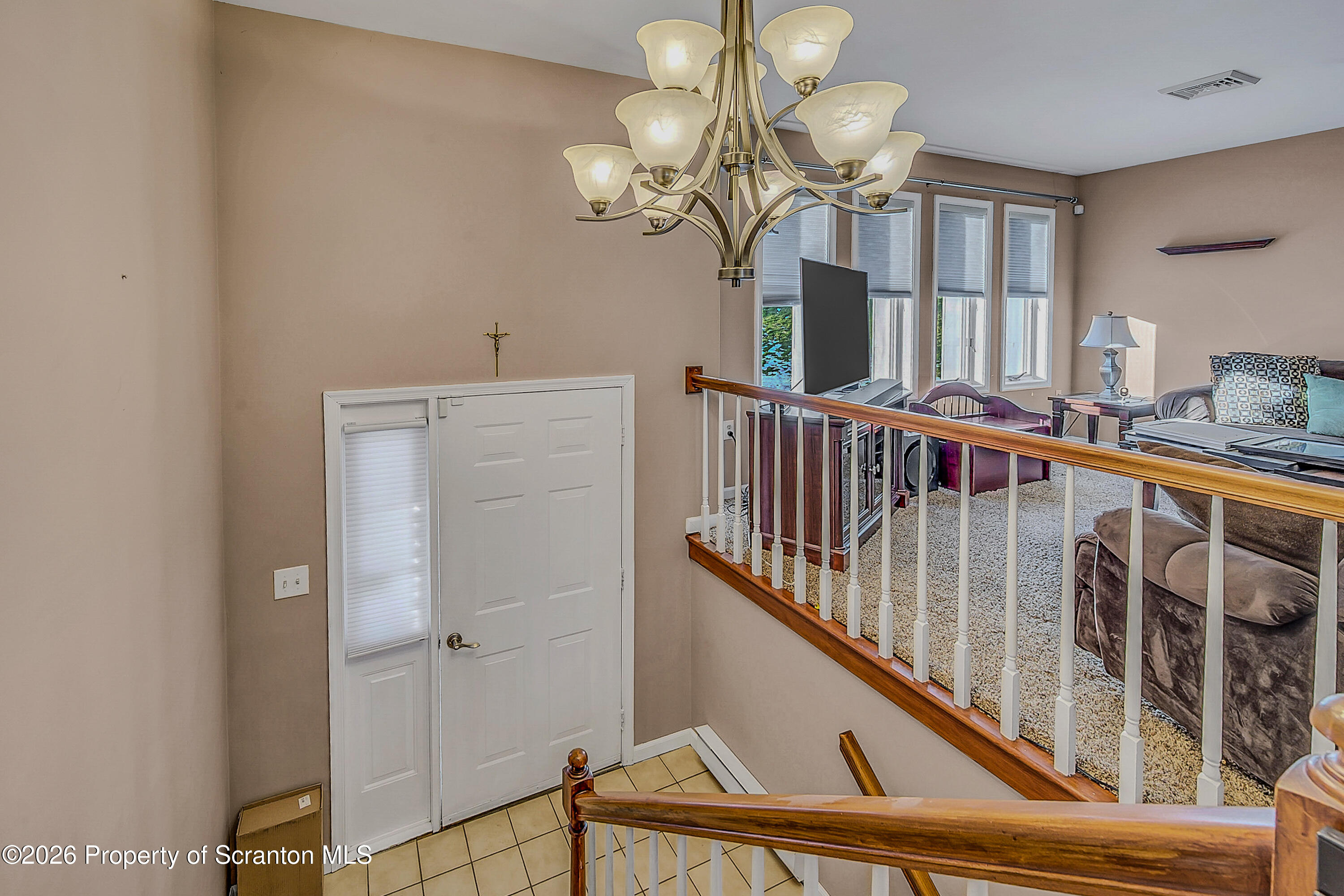 102 Glenstone Road Dickson City, PA 18519 - Photo 2 of 39 a view of a hallway with front door