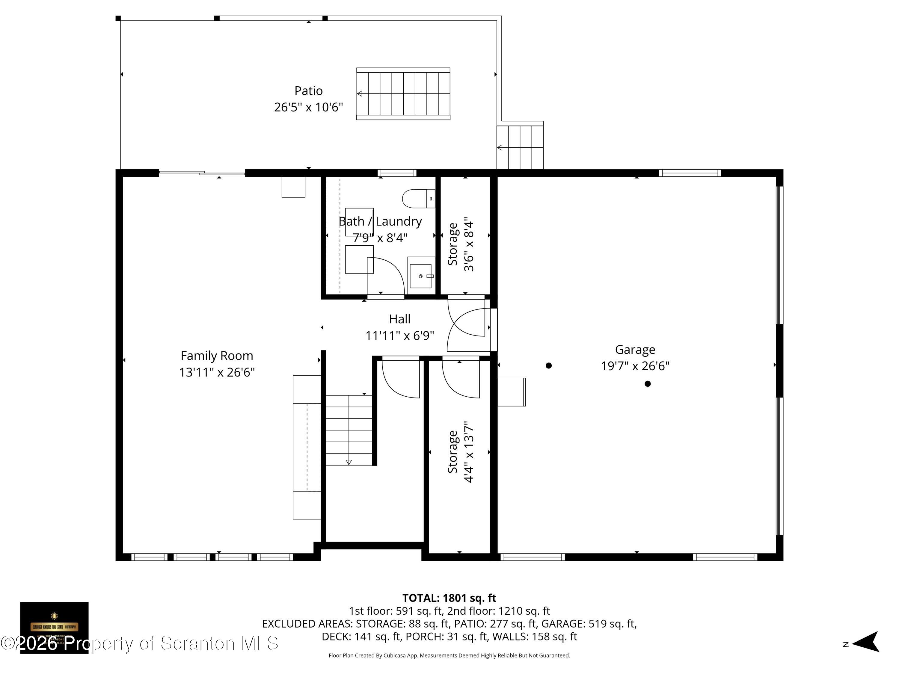 102 Glenstone Road Dickson City, PA 18519 - Photo 37 of 39 a picture of a floor plan