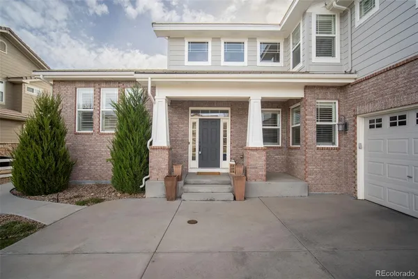 front view of house with a yard