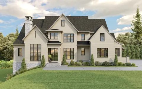 front view of a house and a yard