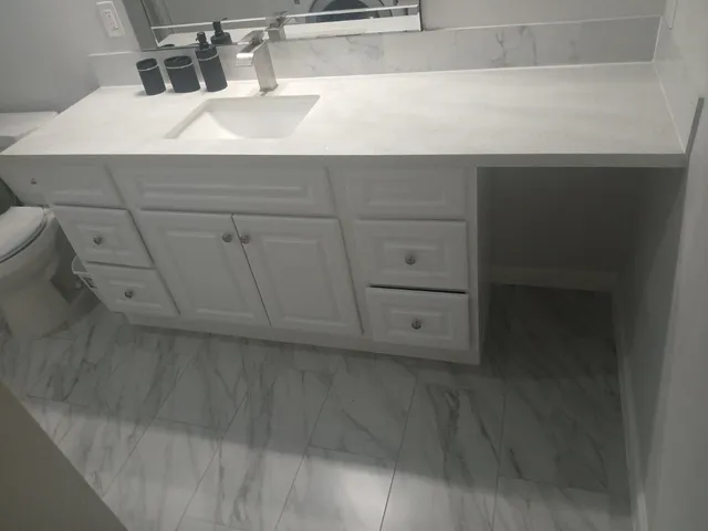 a close up of a sink