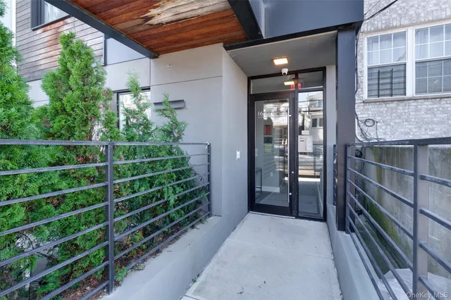 a view of an entryway door