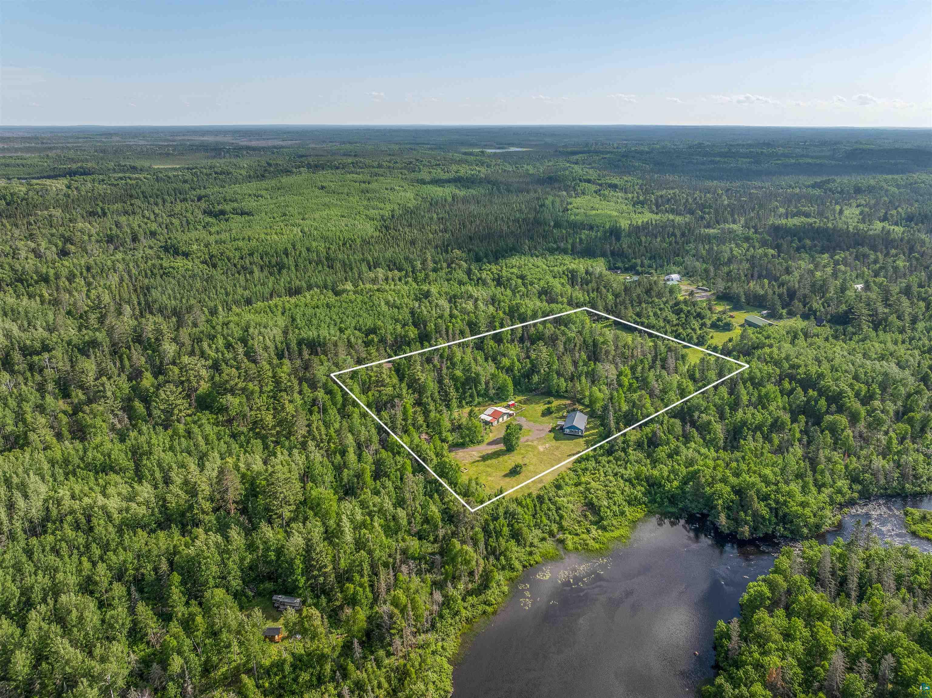 1383 Kelly Trail Isabella, MN 55607 - Photo 37 of 40 View of property location featuring a forest and property parcel outlined