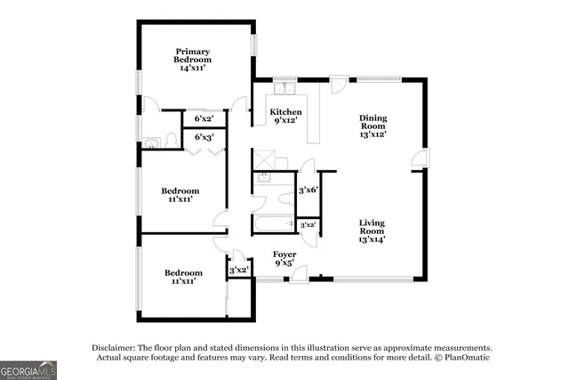$1,455 | 6418 Monica Drive, Morrow, GA 30260