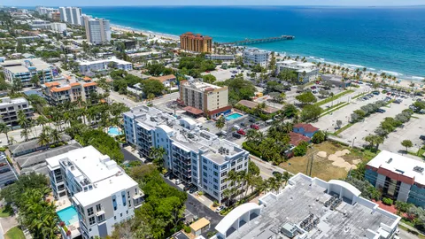 an aerial view of a city with lots of residential buildings