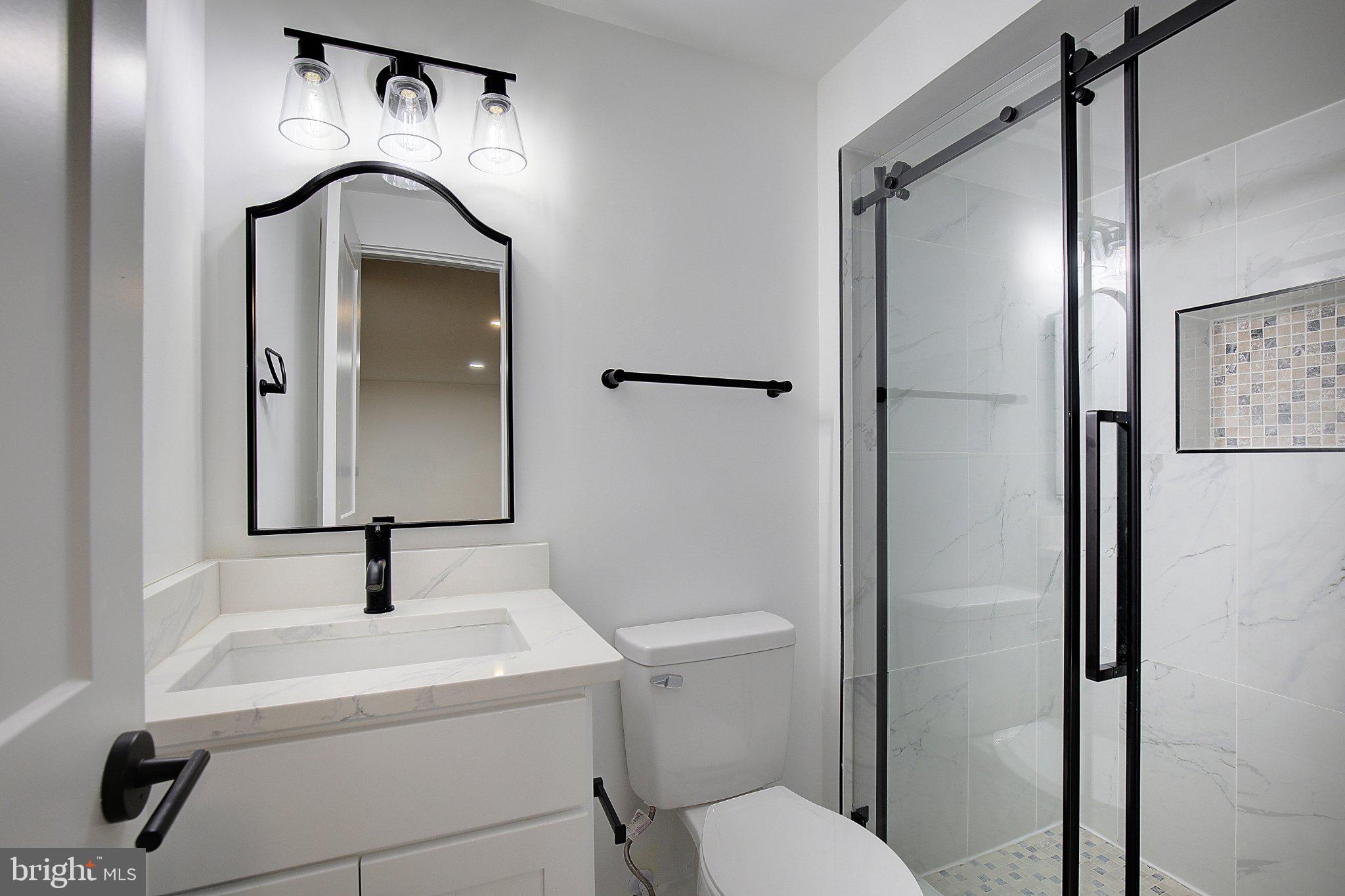 1107 Swan Creek Road Fort Washington, MD 20744 - Photo 58 of 72 Sleek modern basement bathroom.