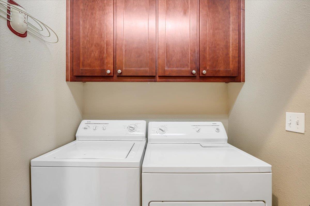 411 Sunrise Road Copperopolis, CA 95228 - Photo 42 of 76 Laundry closet with storage in the hallway. Washer & dryer are included.