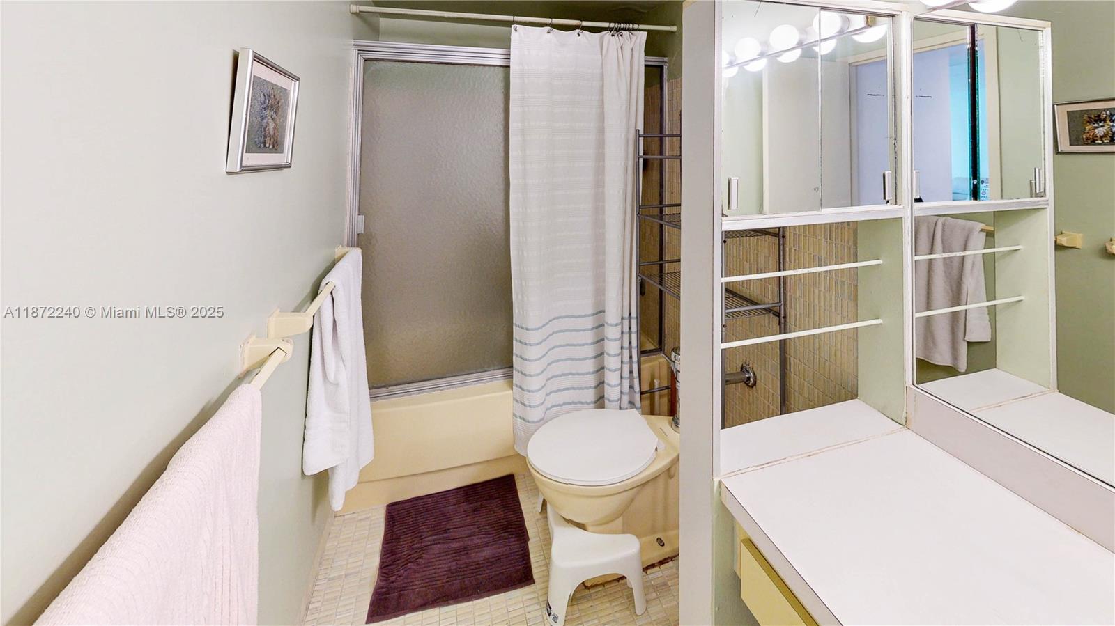 3301 Northeast 5th Avenue, Unit 110 Miami, FL 33137 - Photo 35 of 87 a bathroom with a toilet a sink and a shower