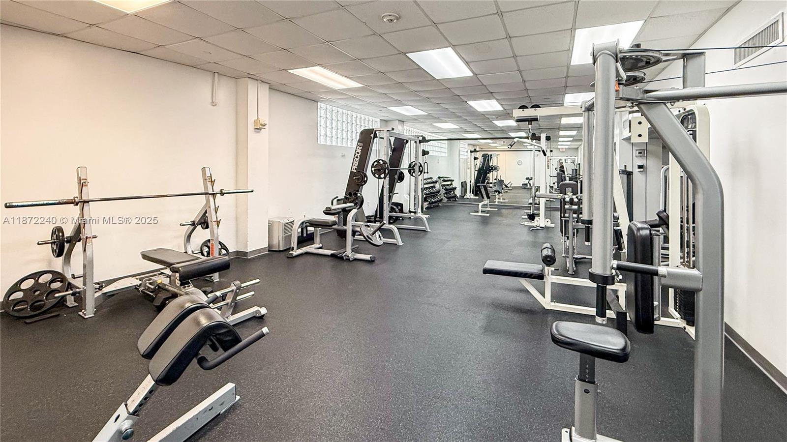 3301 Northeast 5th Avenue, Unit 110 Miami, FL 33137 - Photo 45 of 87 a view of a room with gym equipment