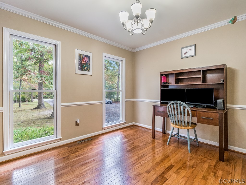 12324 Walkes Quarter Road Chesterfield, VA 23838 - Photo 3 of 34 a view of a livingroom with furniture window and wooden floor