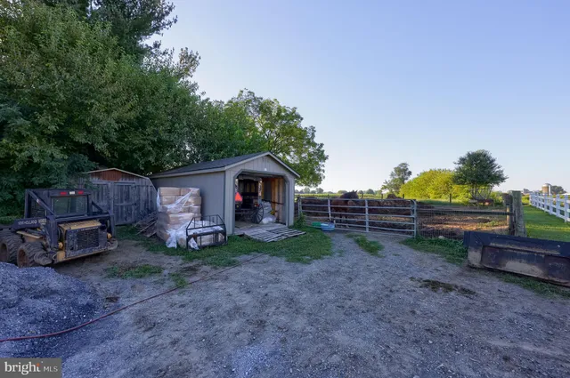 a view of a yard in front of a house with large trees