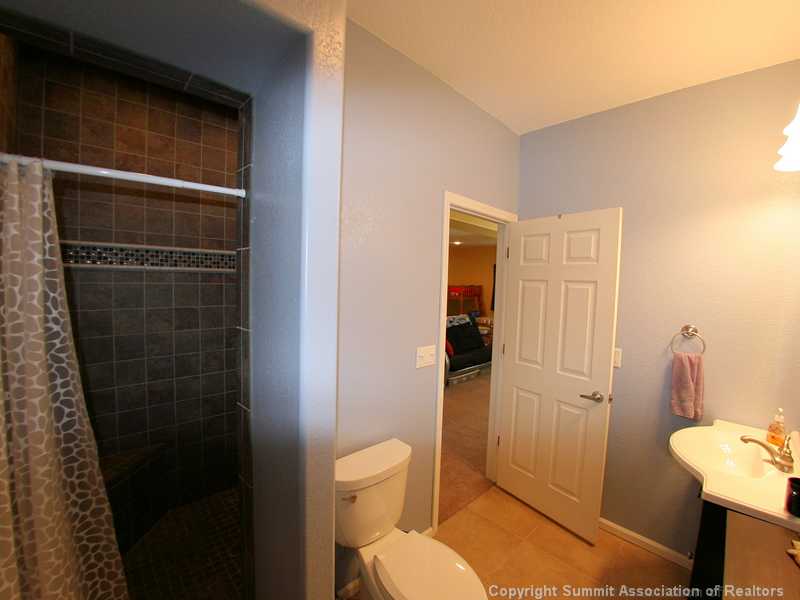 5196 Co 14 Road Fairplay, CO 80440 - Photo 10 of 25 Bathroom. Charming Downstairs Bath with large Custom Walk In Shower