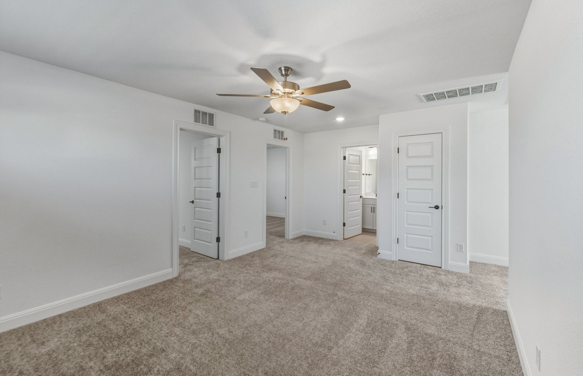 16800 Catemaco Walk Manor Manor, TX 78653 - Photo 14 of 26 an empty room with closet and a ceiling fan