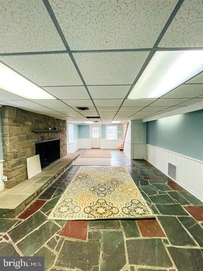 2995 Windy Bush Road New Hope, PA 18938 - Photo 28 of 36 Spacious basement with stone accents.