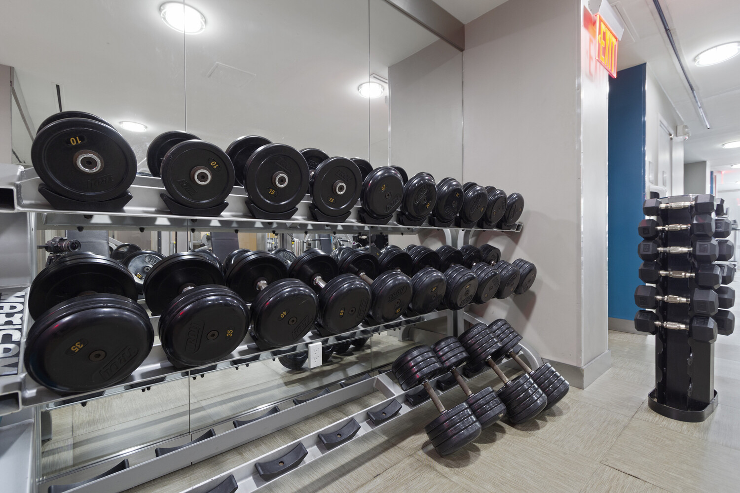 225 Rector Place, Unit 9B Manhattan, NY 10280 - Photo 9 of 14 a close view of shoes stand and cabinets