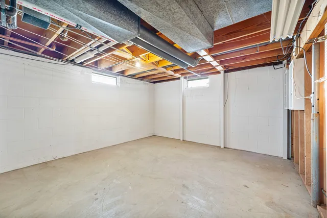a utility room with a washer and dryer