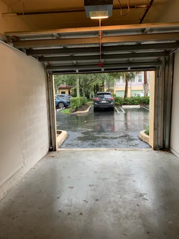 a view of back yard of a house