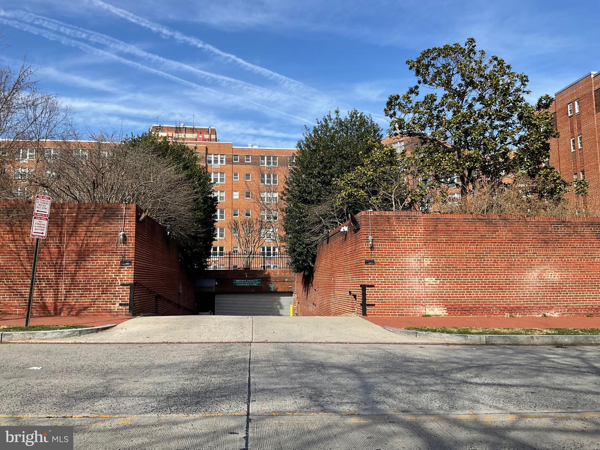 2500 Q Street Northwest, Unit P8 Washington, DC 20007 - Photo 1 of 3 P St entry to garage