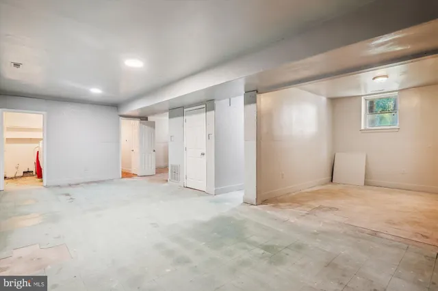 a view of an empty room