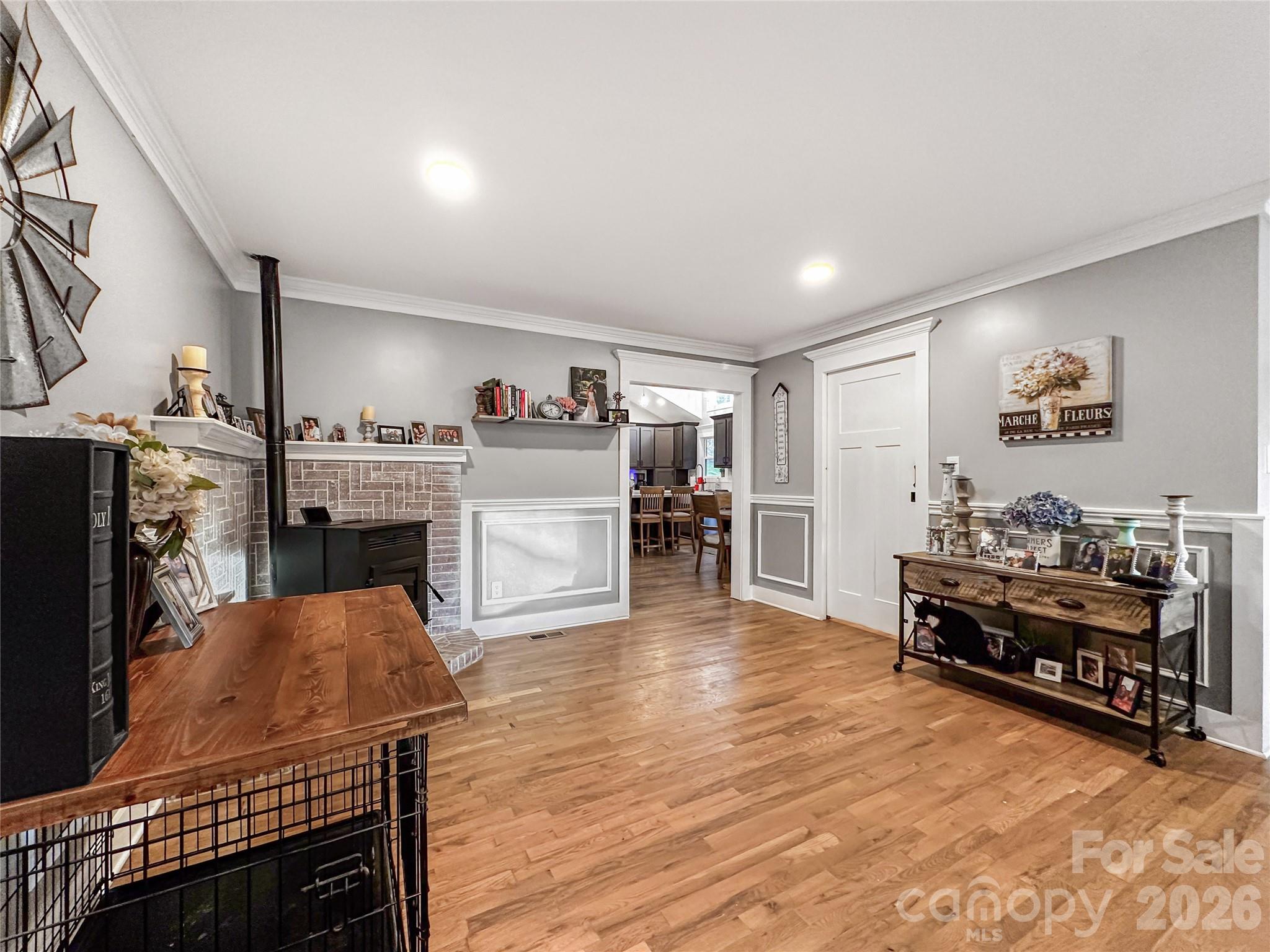 4386 Rocky Road Lenoir, NC 28645 - Photo 20 of 43 a living room with furniture and a fireplace