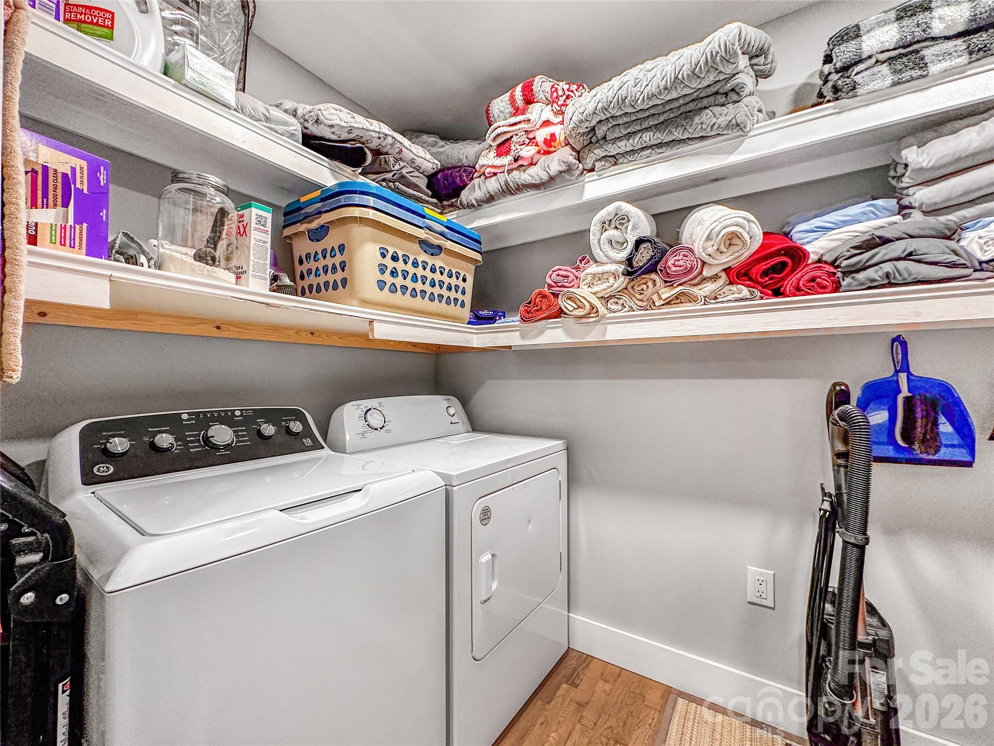 4386 Rocky Road Lenoir, NC 28645 - Photo 22 of 43 a utility room with dryer and washer