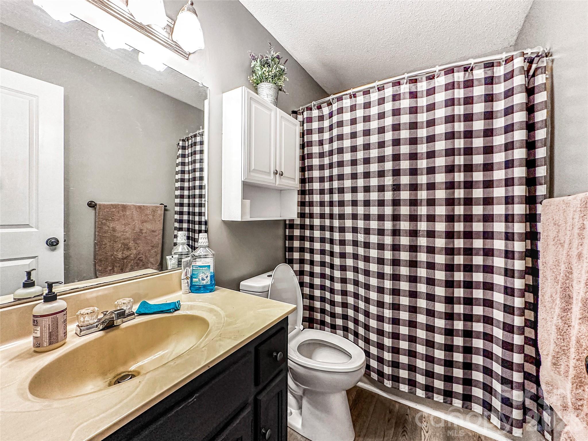 4386 Rocky Road Lenoir, NC 28645 - Photo 32 of 43 a bathroom with a sink toilet and a mirror