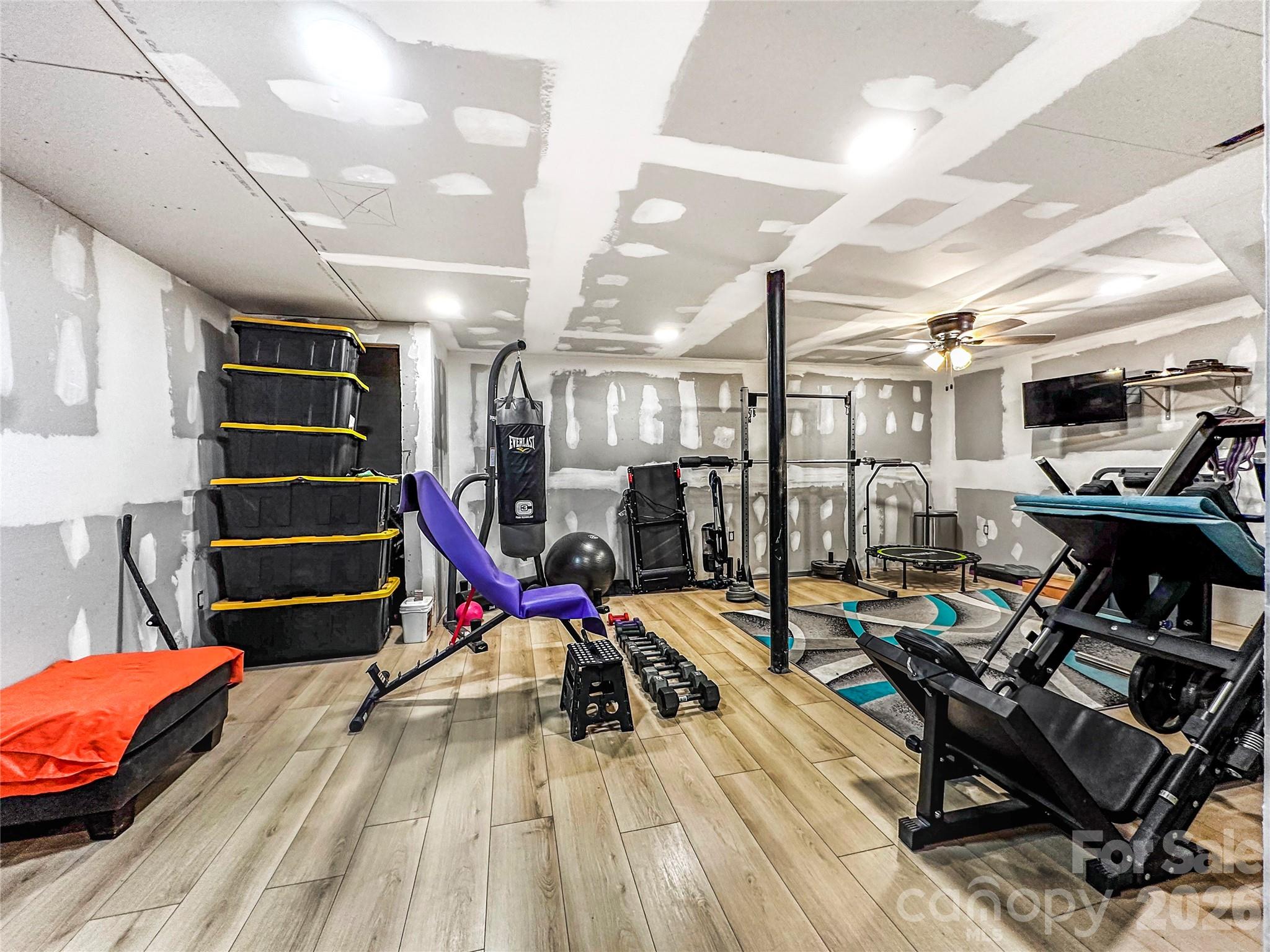 4386 Rocky Road Lenoir, NC 28645 - Photo 41 of 43 a view of a room with gym equipment