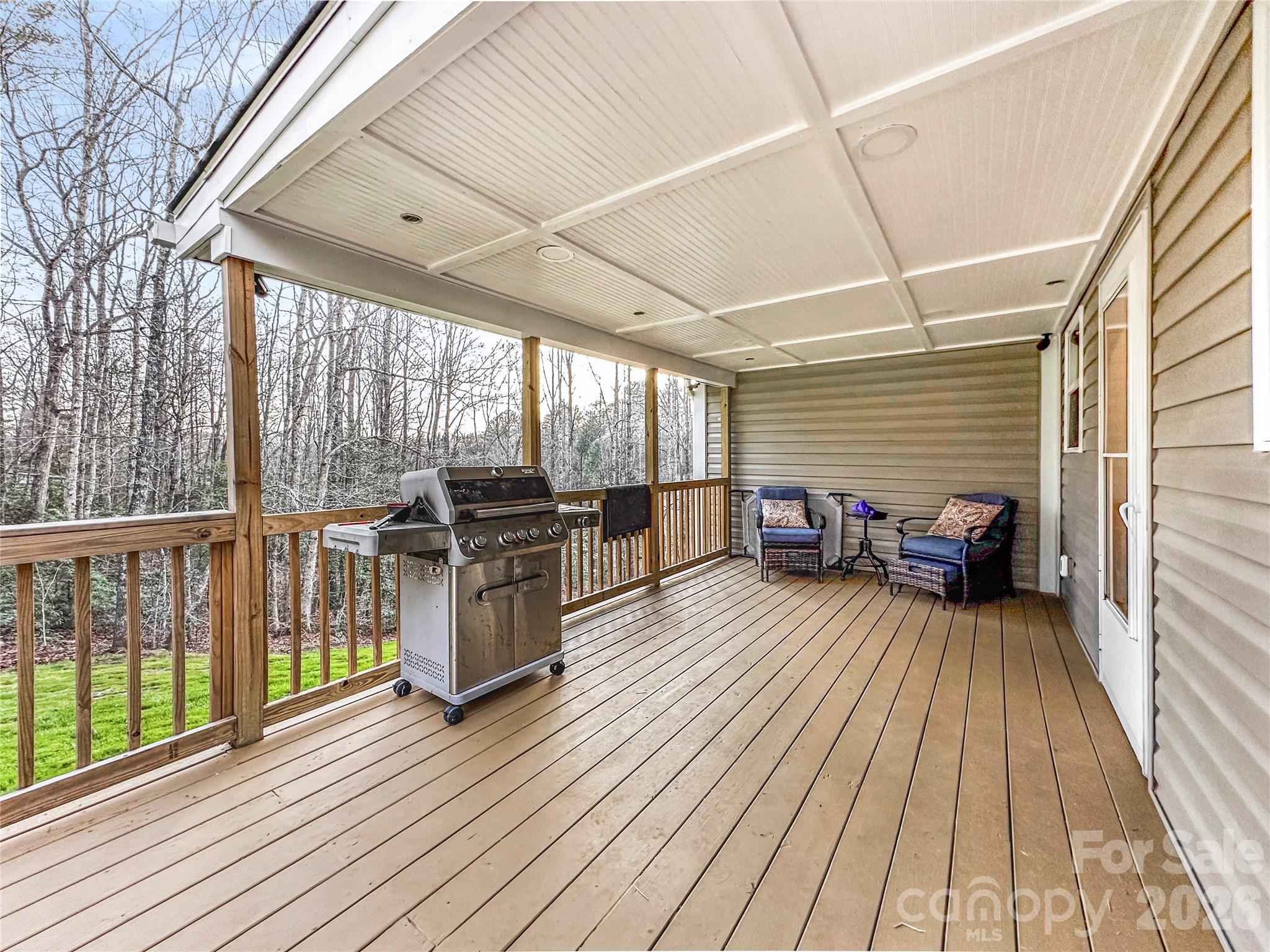 4386 Rocky Road Lenoir, NC 28645 - Photo 42 of 43 a view of a balcony with wooden floor