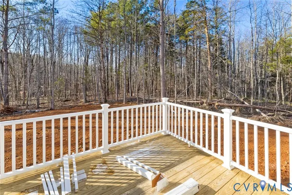a view of a wooden fence