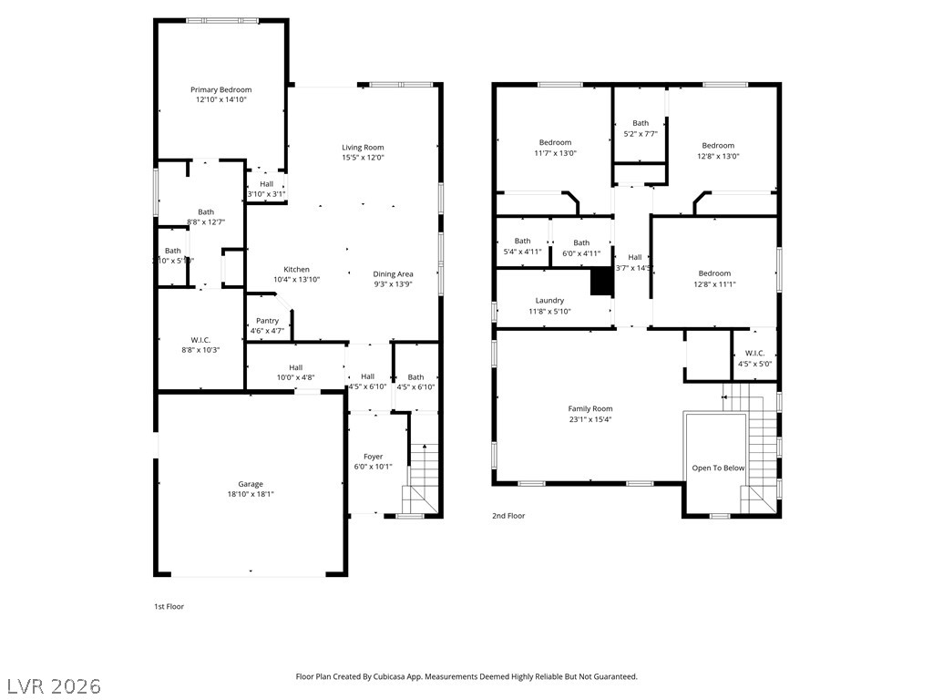 10982 Great Sioux Road Las Vegas, NV 89179 - Photo 49 of 49 Floor Plan with measurements